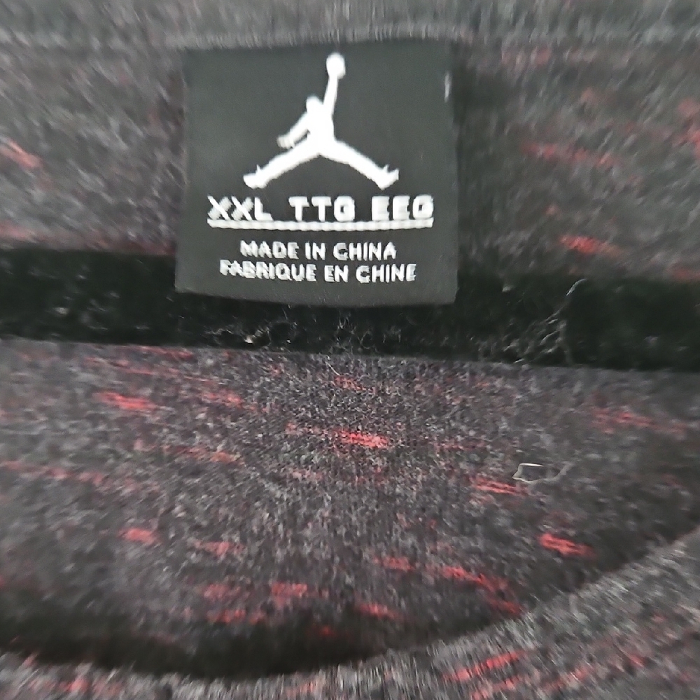 Nike Black Tank with Red Jumpman Accent - Picture 2 of 3